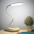 Rechargeable Cordless Desk Lamp with Flexible Gooseneck
