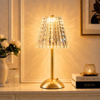 Cordless Gold Table Lamp with Touch Control & 3 Colors