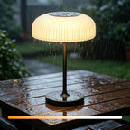 Black Solar Table Lamp – IP67 Outdoor & Indoor Lighting