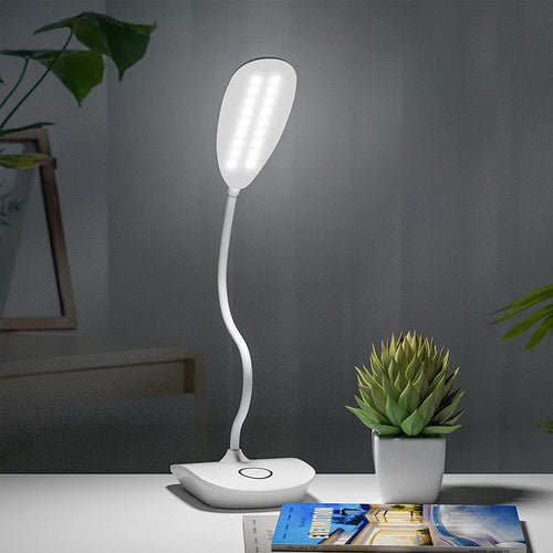 Rechargeable Cordless Desk Lamp with Flexible Gooseneck